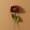 7pcs Artificial Sunflowers Silk Flowers Vintage Burgundy Sunflower Bouquet Fake Floral Stems Fall Wedding Party Home Centerpiece Decoration 17.8 Inch Bulk